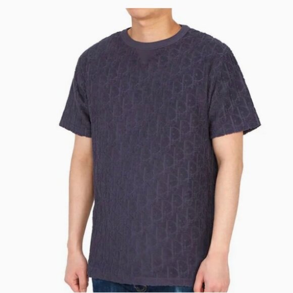 CD OBLIQUE RELAXED-FIT T-SHIRT - GREY-Small - Picture 13 of 13